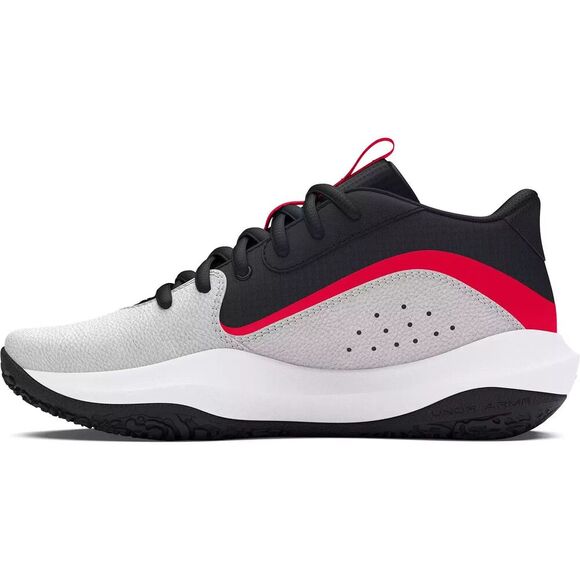Under Armour Lockdown 7 Gray Red‎ Basketball Shoes Sneakers Men\'s Size 11 main image 5